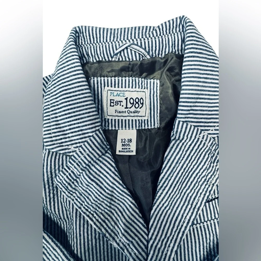 The Children's Place Striped Blazer 12-18 mos